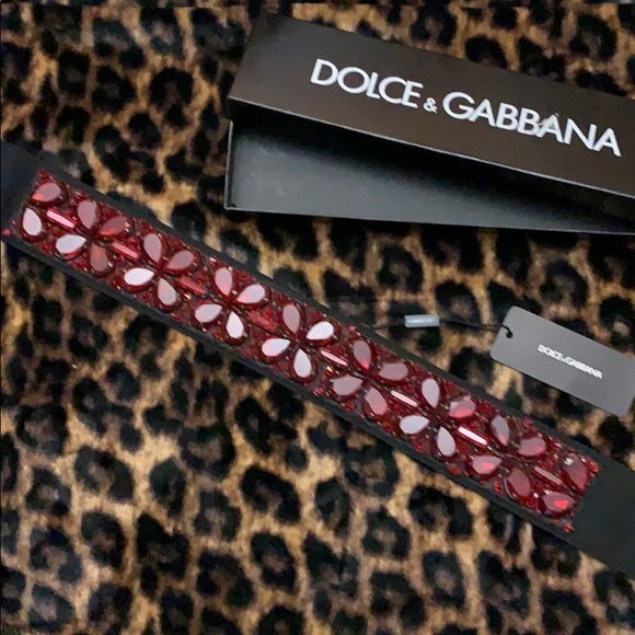Dolce&Gabbana black silk belt main image 6